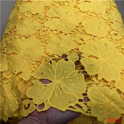 Tissu africain broderie coton нигерийский шнур кружевной ткани высокое качество Гипюр Вышивка Французская ткань кружево для вечернего платья - Цвет: As Picture