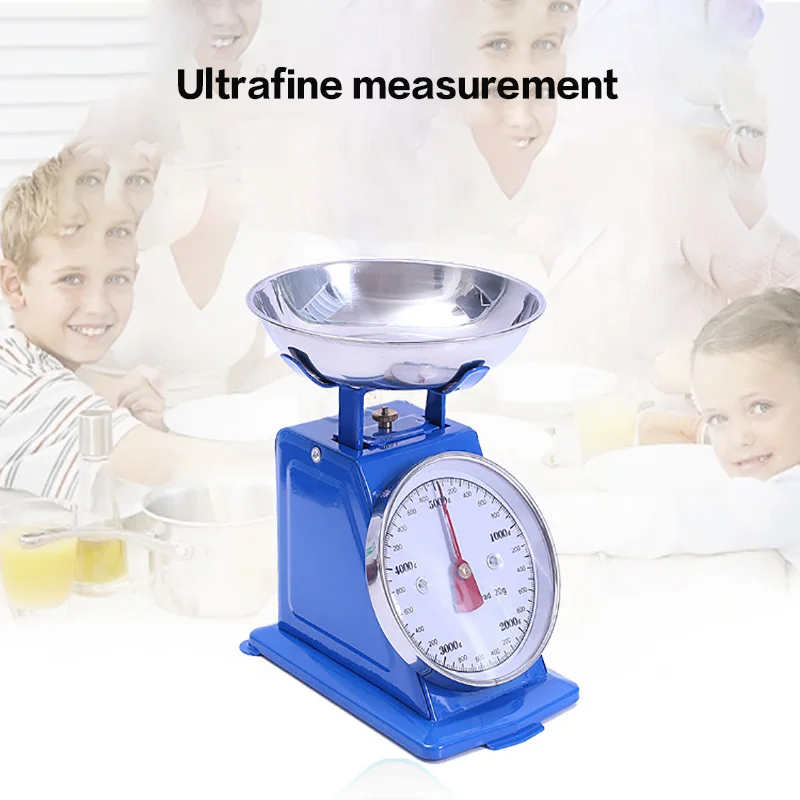 

Old Mechanical Household Scale Iron Spring Dial Scale Stainless Steel Kitchen Scale Mechanical Dial Scale