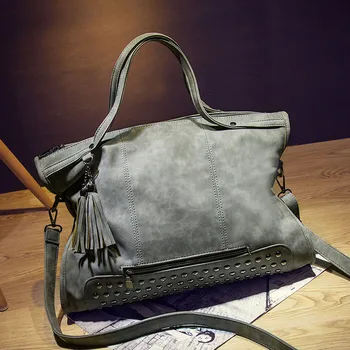 

Women's Scrub Large-Capacity Vintage Hand Bag Messenger Bag