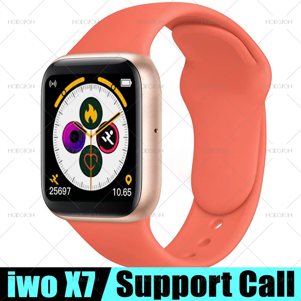 Смарт часы MODOSON iwo X7 Series 5 Bluetooth пульсометр фитнес трекер|Смарт-часы| |
