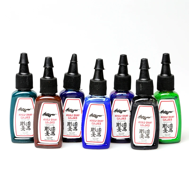 

14 Color Set Embroidery Machine Permanent Color Tattoo Microblading Pigment Tattoo Color Ink Set 15ml Beauty Tools