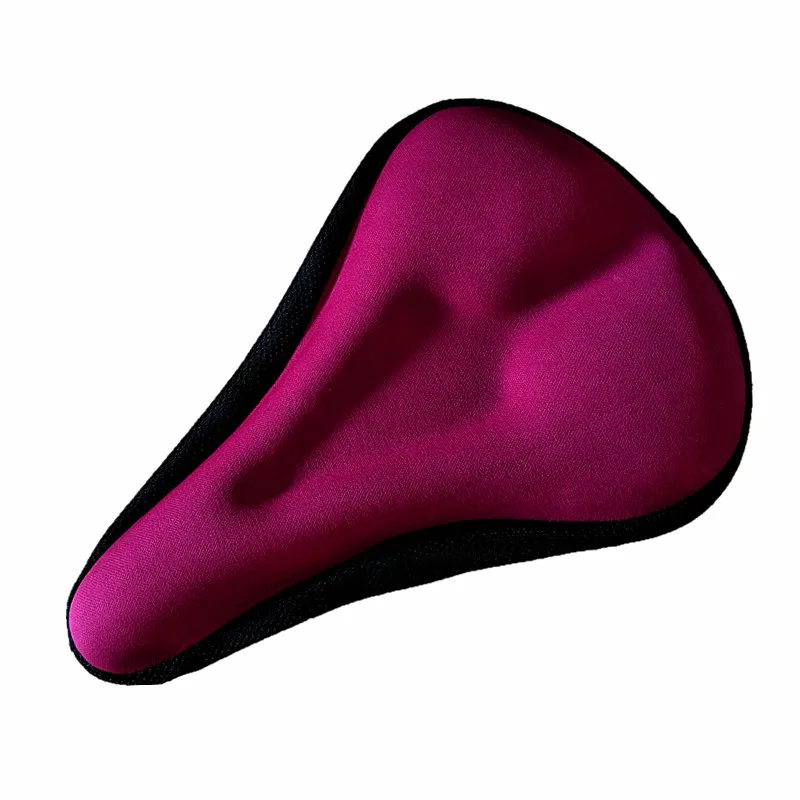 Новое поступление велосипедные фонари защита сиденья Pad 3D силиконовый чехол для сиденья Аксессуары для велосипеда - Цвет: Розовый
