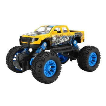 

Climbing Car Metal Diecast Alloy Truck SUV Model Car Off-Road Vehicle Pull Back Sliding Car Toy Educational Toys For Boys Kids >
