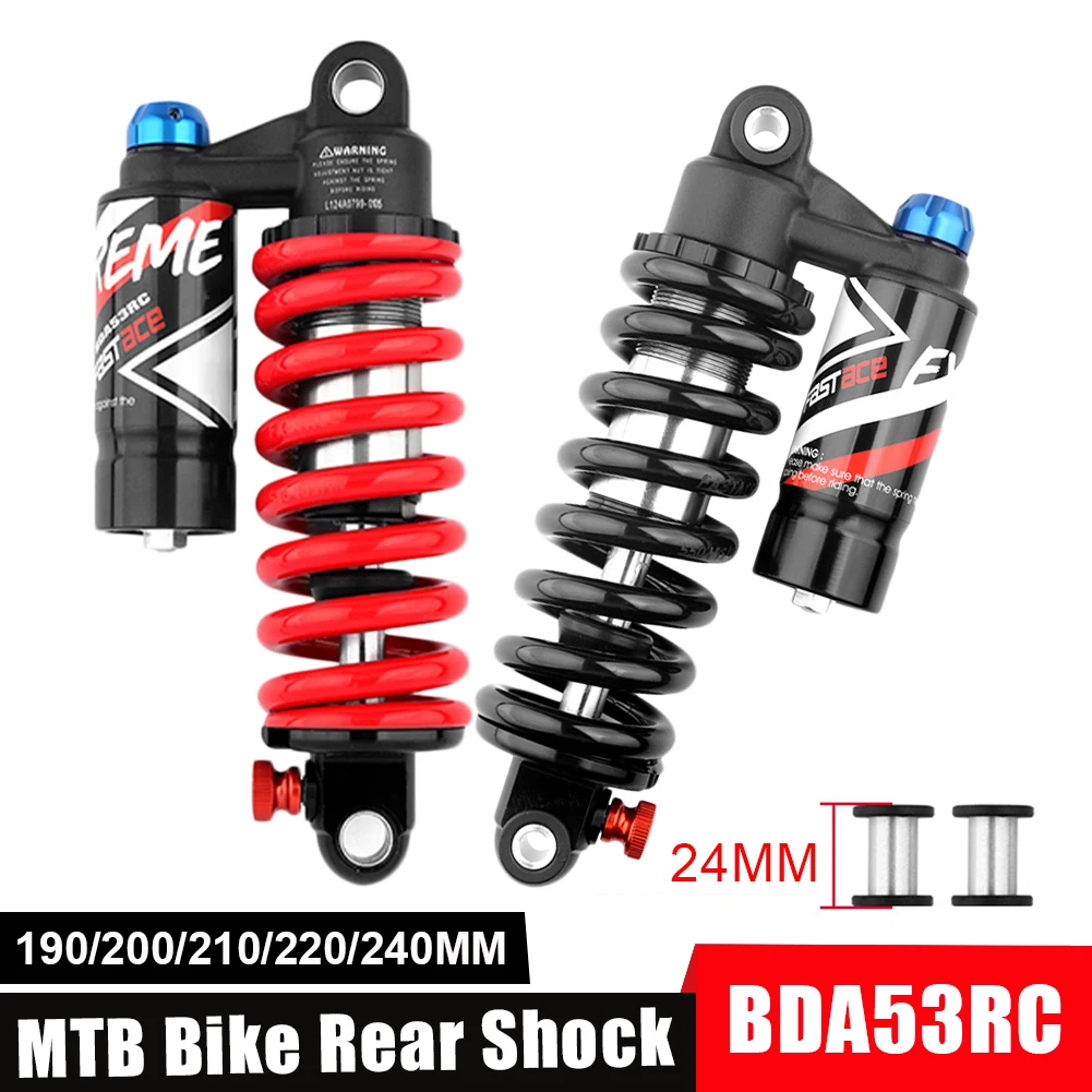 DBA53RC Bicycle adjustable Spring Shock Absorber 190 240mm MTB Bike
