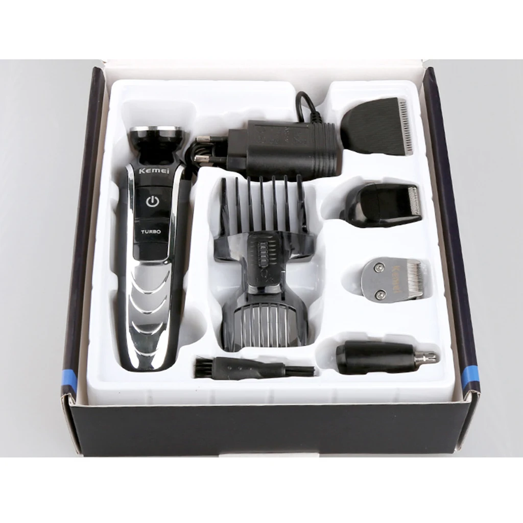 KM 1832 5 in 1 Hair Trimmer Rechargeable Hair Clipper Beard Shaver Razor Cordless Hair Cutting Machine for Men Adult Kids