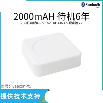 

IBeacon Base Station NRF52810 Bluetooth Beacon Punch Card Positioning Navigation Beacon-X5 (with 3M Glue)