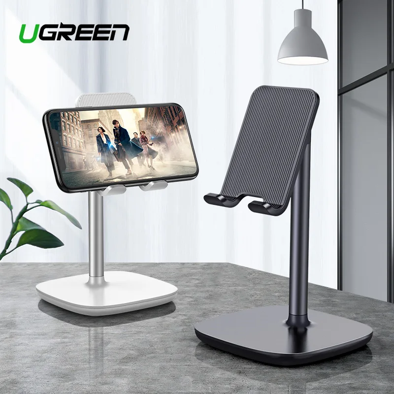 Скидка Ugreen держатель для мобильного телефона Подставка для iPhone X 8 7 6 Plus настольная подставка держатель для сотового телефона Аксессуары для Xiaomi де...