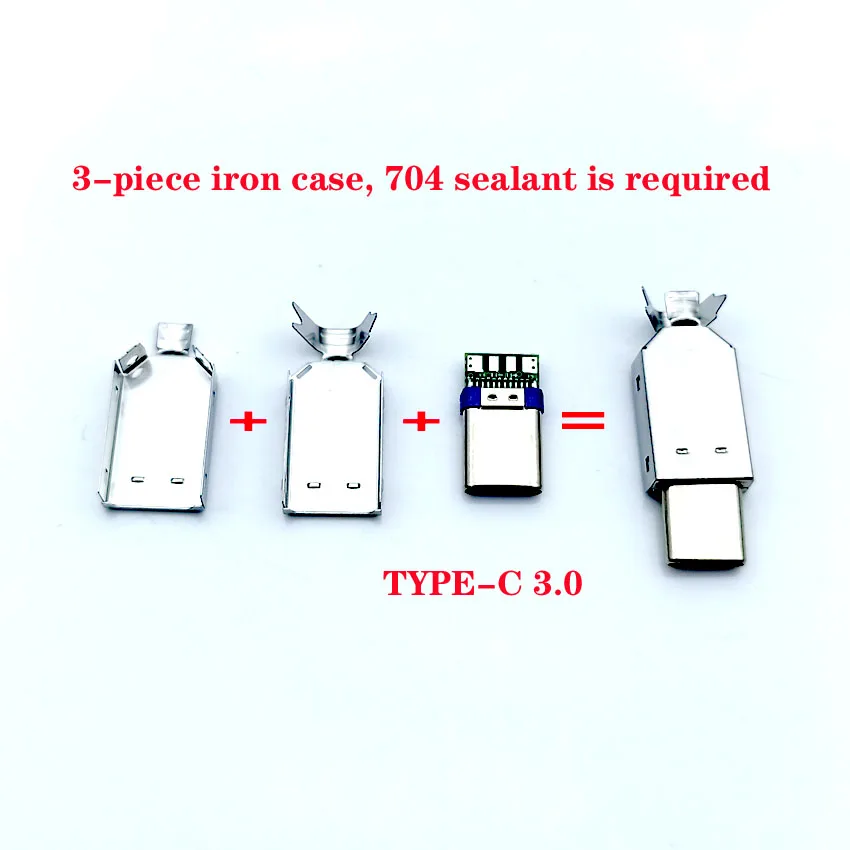 2 шт. 5 шт. TYPE-C USB 2,0 USB3.0 штекер Штекерный разъем с печатной платой 17pin Сварка данных OTG интерфейс линии DIY кабель для передачи данных Аксессуары