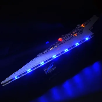 

remote control LED Light Set For Super Star Destroyer wars Compatible with 10221 05028 lepinbricks Building blocks Toy Gifts