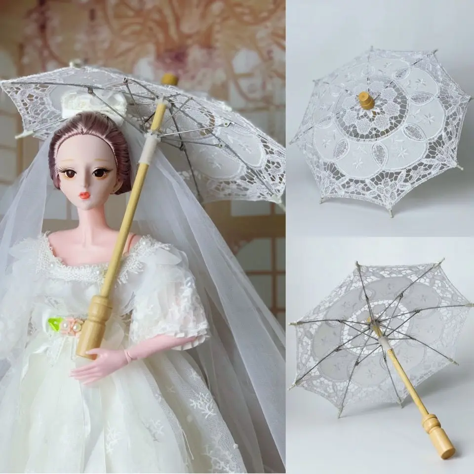 

60cm Princess Doll Umbrella Decoration Dress Up Umbrella Doll Accessories For 1/3 BJD Doll Gifts