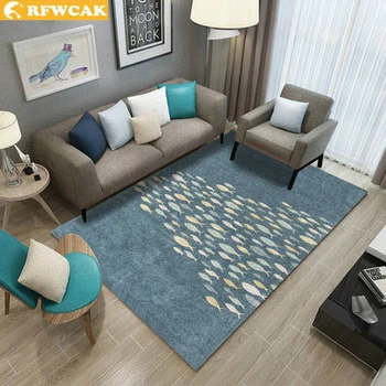 

Living room carpet modern simple Nordic home sofa tea table mat rectangular bedroom room full bedside mat
