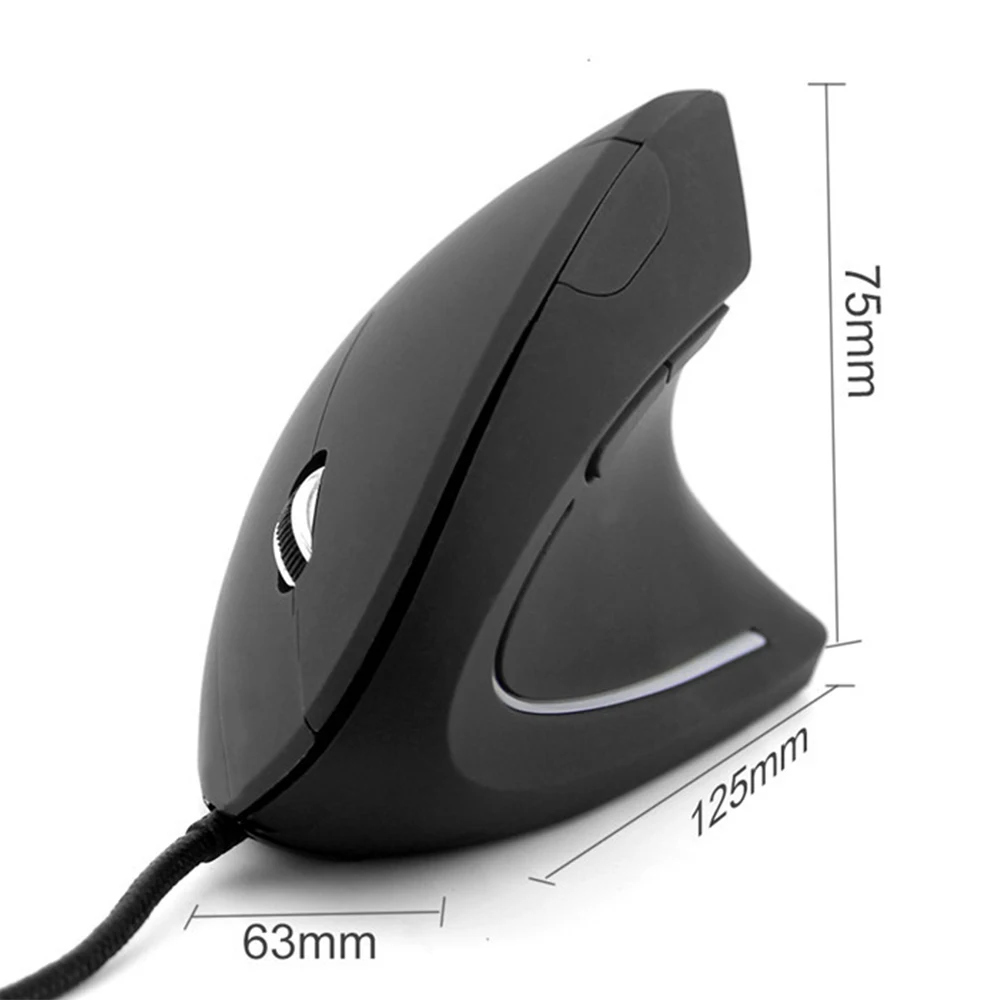 Эргономичная Высокая точность беспроводная Вертикальная мышь планшетный компьютер ПК оптическая 3200 точек/дюйм USB ноутбук офисная игровая эргономичная мышь