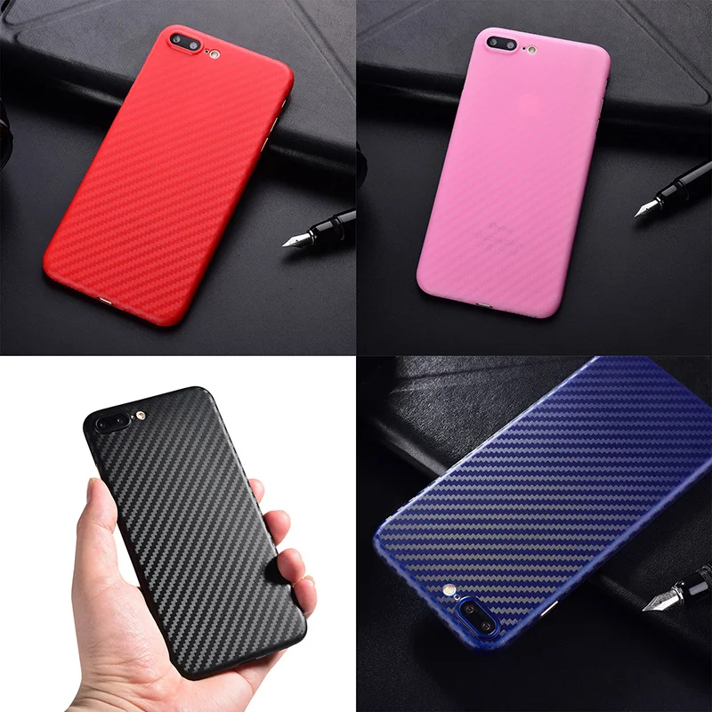 

Luxury Ultrathin Carbon Fiber Solid Color Soft TPU Phone Case for iPhone X XR Max 8 7 6 6s Plus 5 SE Back Case Cover Fundas New