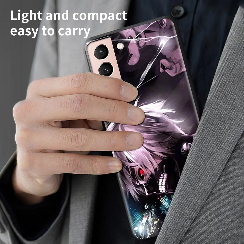 Smartphone Case For Samsung Galaxy S20 FE S21 Ultra S9 S10 Plus Lite S10e Back Cover Funda Bag Anime Manga tokyo ghouls