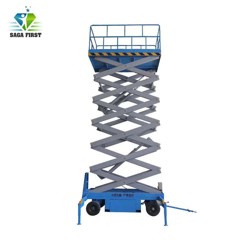 Industrial Hydraulic Vertical Narrow Scissor Lift