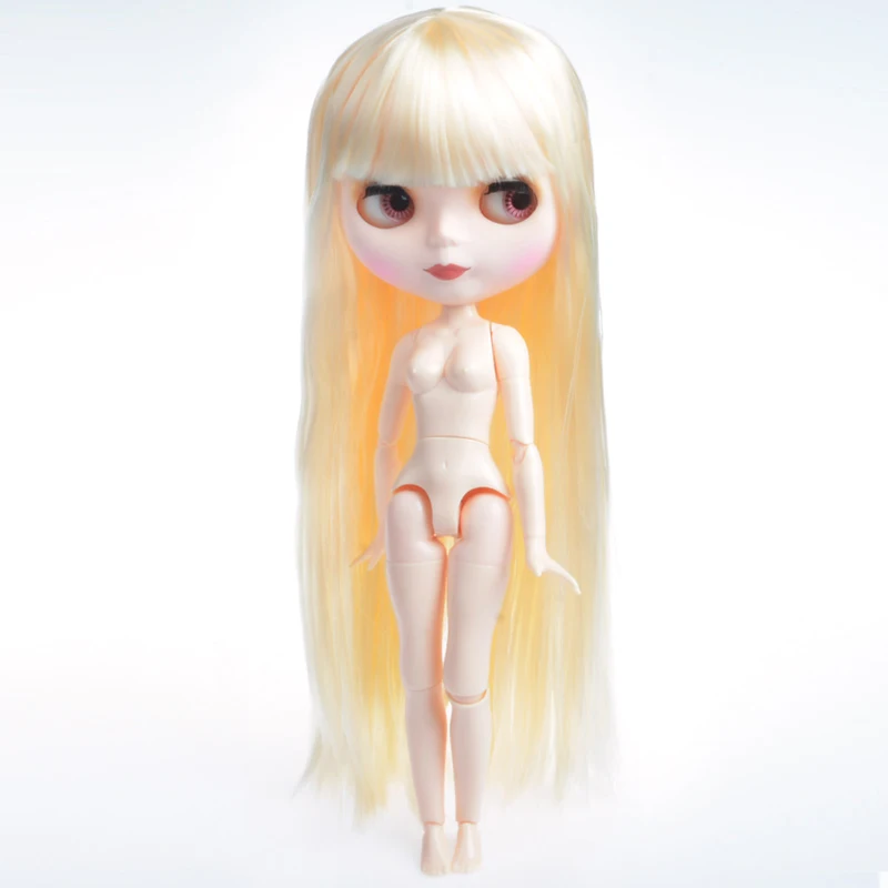 Blyth кукла Blyth матовое лицо матовая белая кожа 1/6 BJD шарнирная кукла пользовательские куклы для девочек подарок для коллекции кукол - Цвет: 3-NBL04