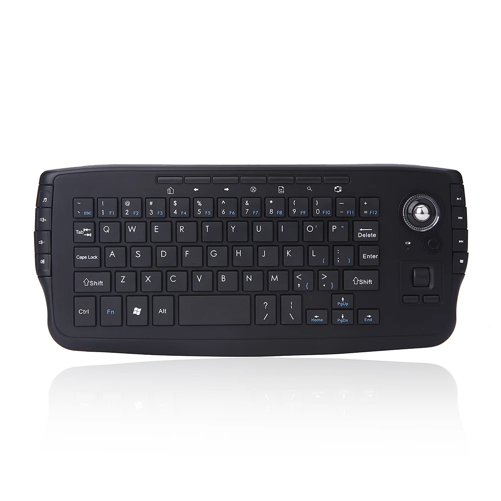 2 в 1 беспроводная клавиатура с трекбол 2,4G Портативная многофункциональная для HTPC ноутбука LFX-ING