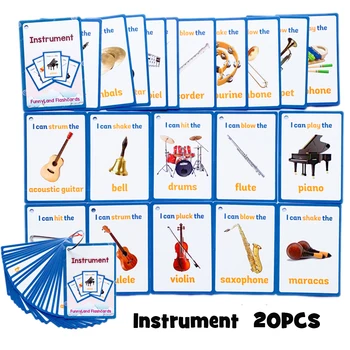 

8 Stlye English Word Card Early Learning Children's Game Word Pocket Card Flash Cards for Children Education Flashcards Toys