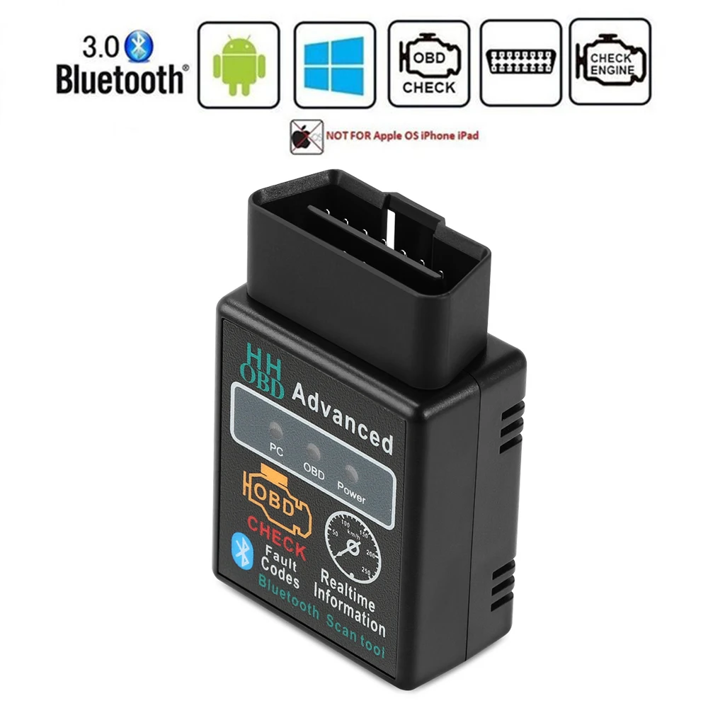ELM327 Bluetooth OBD2 OBDII автомобильный диагностический сканер инструмент для Renault Clio Logan