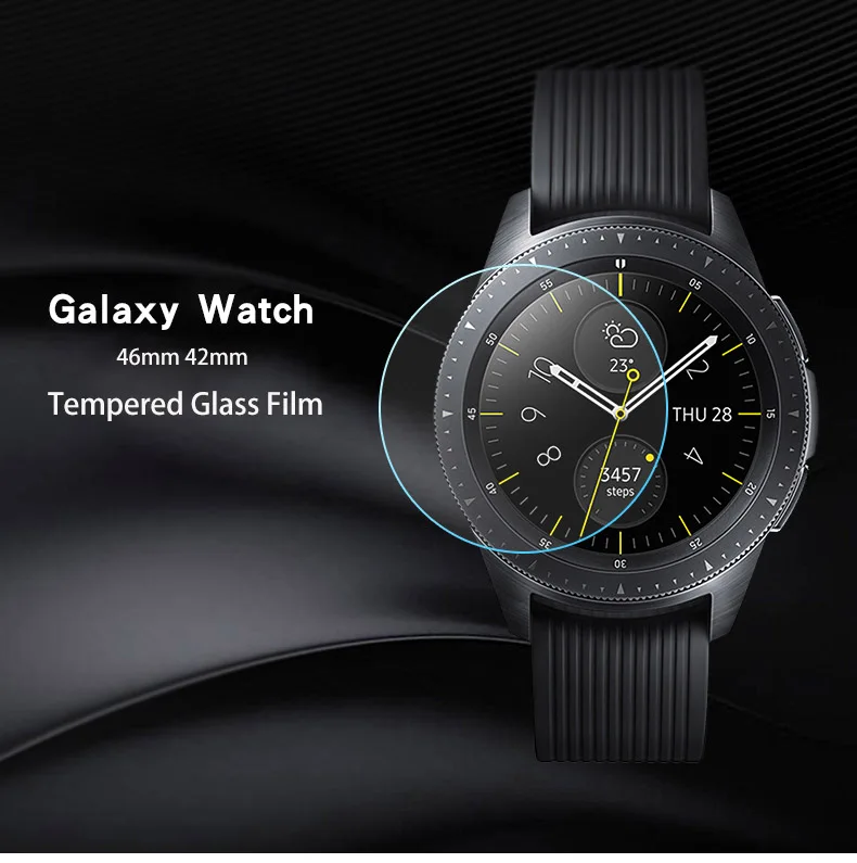 Для Galaxy Watch 3 45 мм 41 2 шт стеклянная пленка полная из закаленного стекла для Gear S3 22