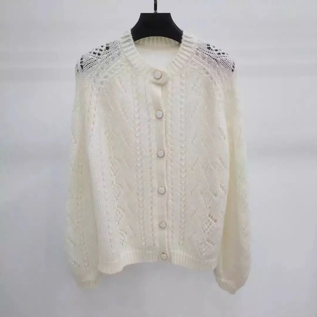 Women Women's Mohair Sweet Soft Cardigan Sweater