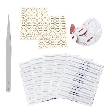 

50Pcs Cotton Cleaning Stick Alcohol Cotton Swabs Oil Absorbing Sheet for IQOS 2.4 PLUS for IQOS 3.0 LIL/LTN/GLO and 1 Tweezers