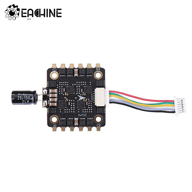 

Eachine Wizard X140HV 140mm FPV Racing Drone Frame Spare Part 20A Blheli_S 2-6S DSHOT600 Brushless ESC with 25v150uf Capacitance