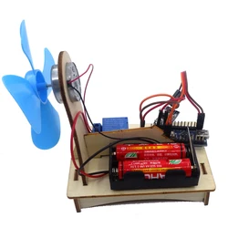 Arduno ventilador de Control remoto por infrarrojos para estudiantes de escuela primaria y secundaria, experimento de programación científica con Nano tablero Stem