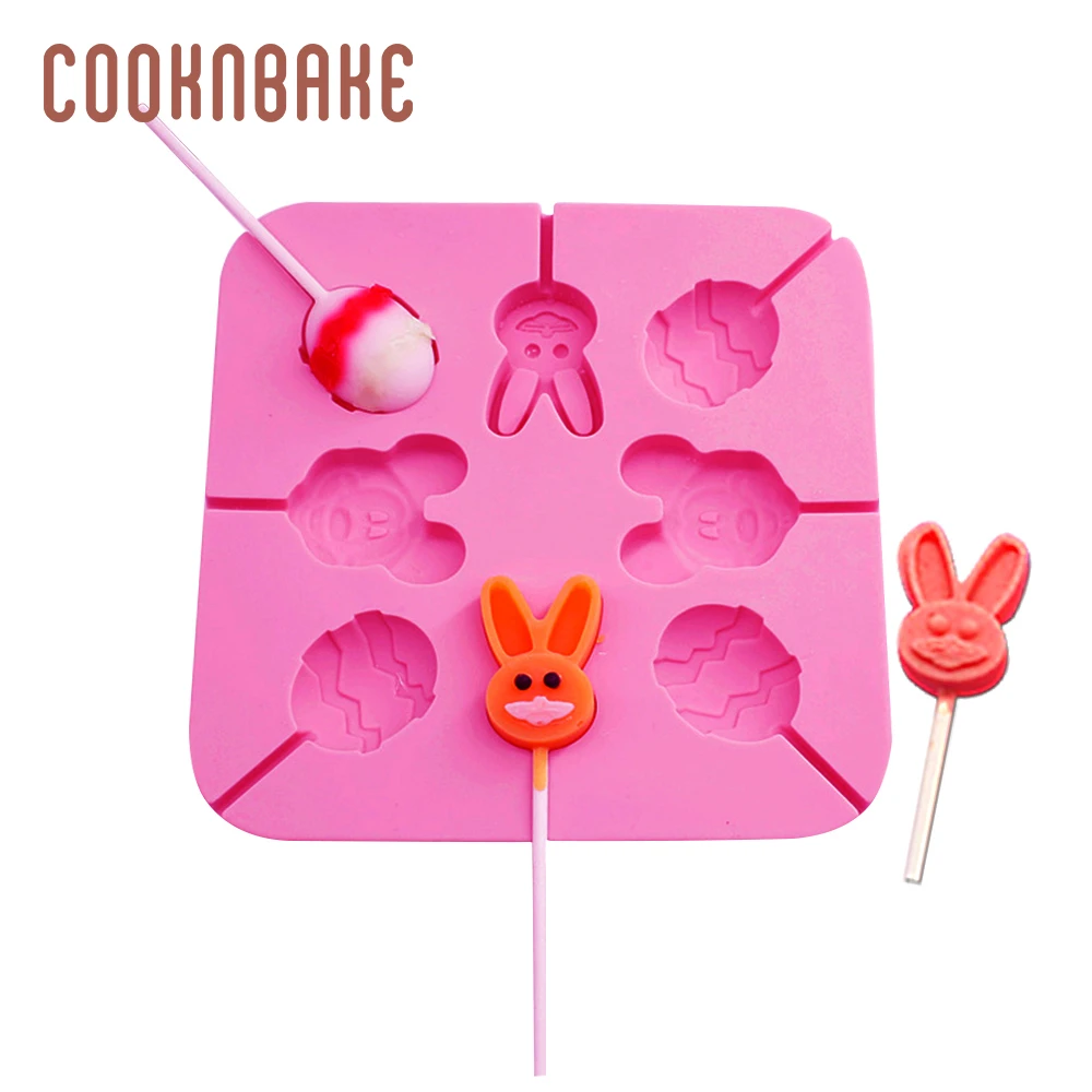 COOKNBAKE силиконовая форма для леденцов 8 полость конфет шоколадная пасхальное яйцо