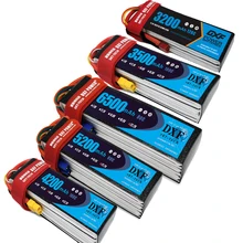 

DXF Lipo Battery 2S 3S 4S 6S 5200mAh 6500mAh 6200mAh 7000mAh 3200mAh 3500mAh 4200mAh 74V 11.1V 14.8V 22.2V T XT60 EC5 RC Parts
