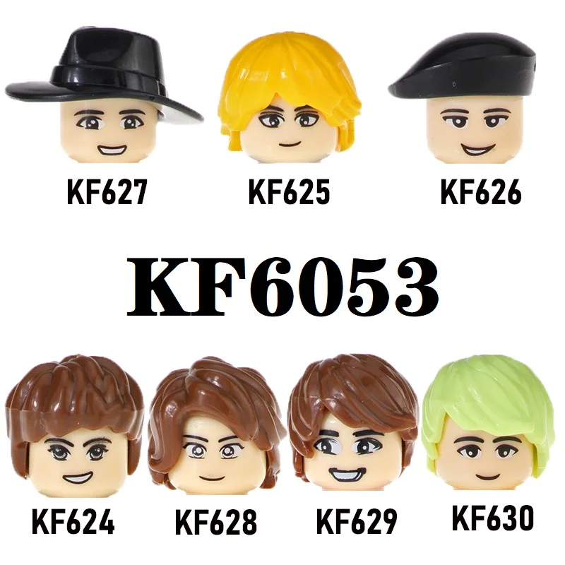 KF6053 Building Blocks Korean Popular Idol Group Kim Tae Hyung Park Ji Min Jeon Bricks Heads Toys New year Gif For Kids | Игрушки и