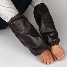 Синяя кожа водонепроницаемый анти-масло Толстая столовая кухонная Рабочая очистка защита труда нарукавник Бытовая работа работника