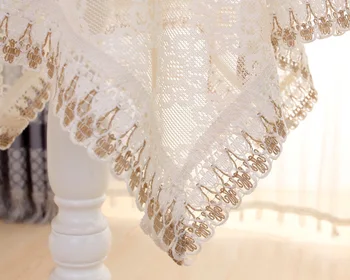 

Square Table Hollow out Table Cloth Fresh Rectangular Dining Table round Table Pastoral Style Teapoy Table Cover Towel American-