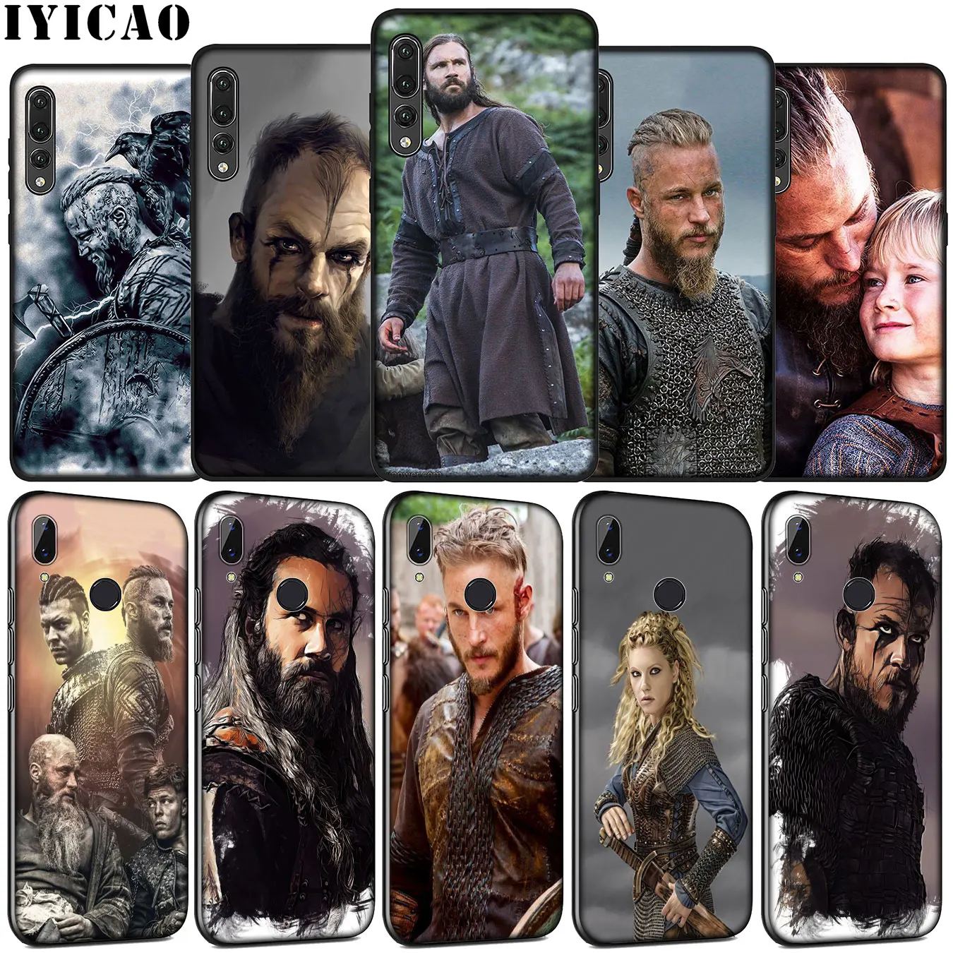 Мягкий силиконовый чехол с рисунком IYICAO Vikings TV show для Huawei P30 P20 Pro P10 P9 Lite Mini 2017 2016