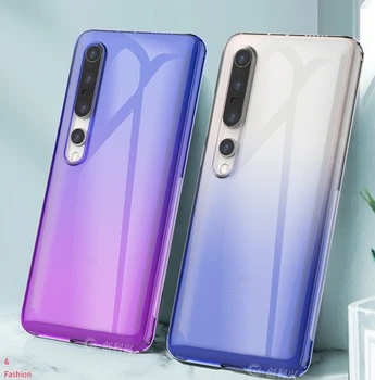 

100pcs/lot Gradient Soft TPU Case For Xiaomi Redmi 8A/ Note 8T / Note 8 Pro / mi 10 pro / k30