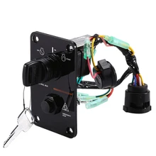 Сменные аксессуары с одним ключом для яхты, стабильная 704-82570-08-00 часть, переключатель панели двигателя, пластиковый вертикальный 12 В 0,1 Вт для Yamaha