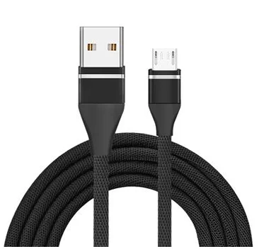 Black Microusb Cable Кабель Micro USB для быстрой зарядки кабель для зарядки Microusb для samsung Xiaomi huawei кабель для передачи данных кабель для мобильного телефона Android - Цвет: Black Microusb Cable