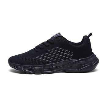 

Fashion Mesh Breathable Running Shoes Men High Quality Lace-up Sport Shoe Male New Non-slip Wear-resistant Athletics Sneakers