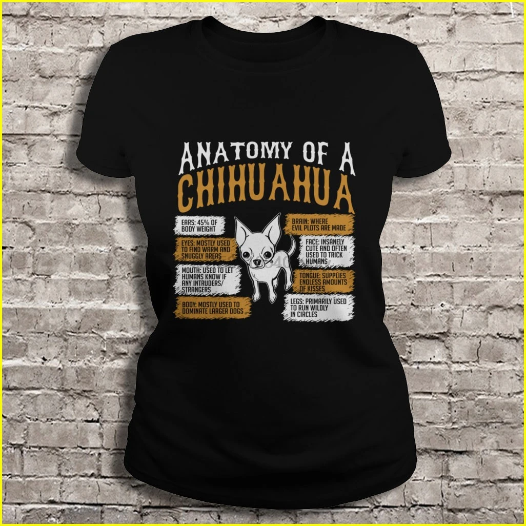 Мужская футболка Анатомия Чихуахуа Женская |
