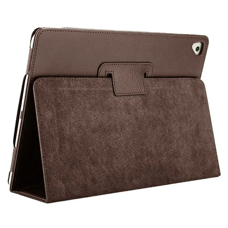 Brown Из искусственной кожи чехол для IPad Pro 9,7 6-го поколения оболочка для IPad Air 2 Air 1 ультра тонкий мягкий чехол для IPad 5/6/7/8/9 - Цвет: Brown
