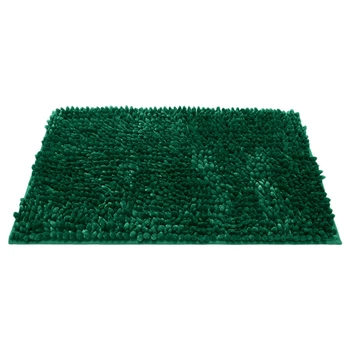 

Chenille Bath Rugs Extra Soft and Absorbent Microfiber Shag Rug Non-Slip Runner Carpet for Tub Bathroom Shower Mat