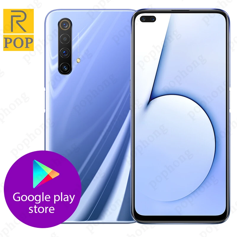 Глобальная версия Realme X50 5G мобильный телефон 6 57 дюймов ГБ 128 Snapdragon 76 Octa Core Android 10