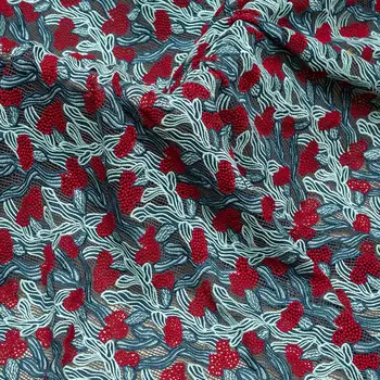 

NEW color 3D green Water grass mesh Water soluble lace embroidery yarn fabric or wedding dress DIY 1order=0.5meter