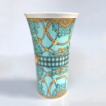 

Luxury Porcelain Decorative Flower Vases With Gift Box H 26cm Ceramic Vase Filler For Hotel Restaurant Party Wedding Home Decor