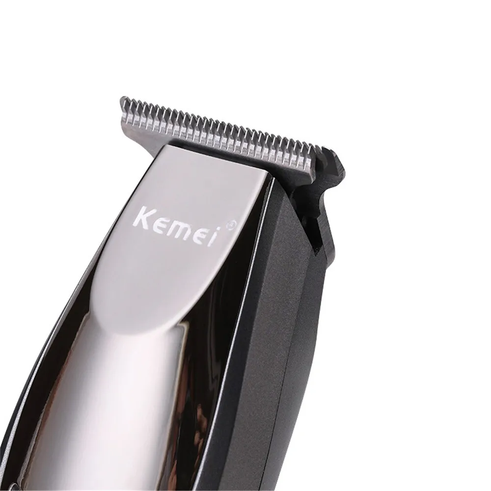 Kemei 8 Вт триммер для волос Профессиональная Беспроводная Машинка для стрижки волос триммер для бороды мужской резак для волос парикмахерская стрижка машина 0 мм baldheed