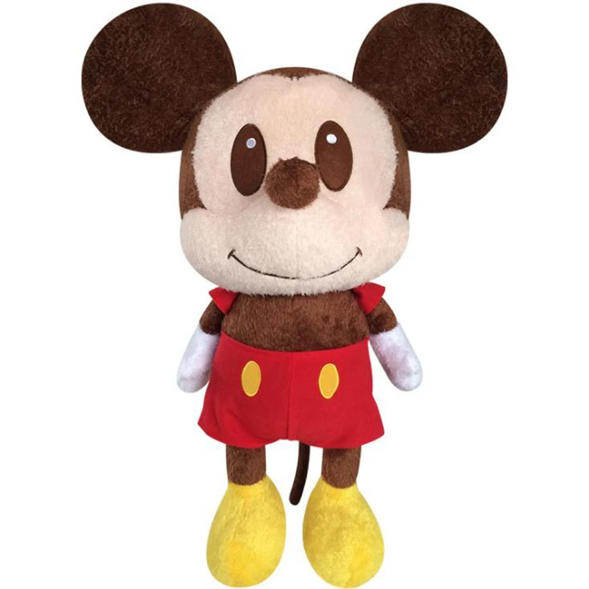 Disney 55 см Микки Маус Минни плюшевые игрушки животные стежка мягкие куклы для детей подарок на день рождения