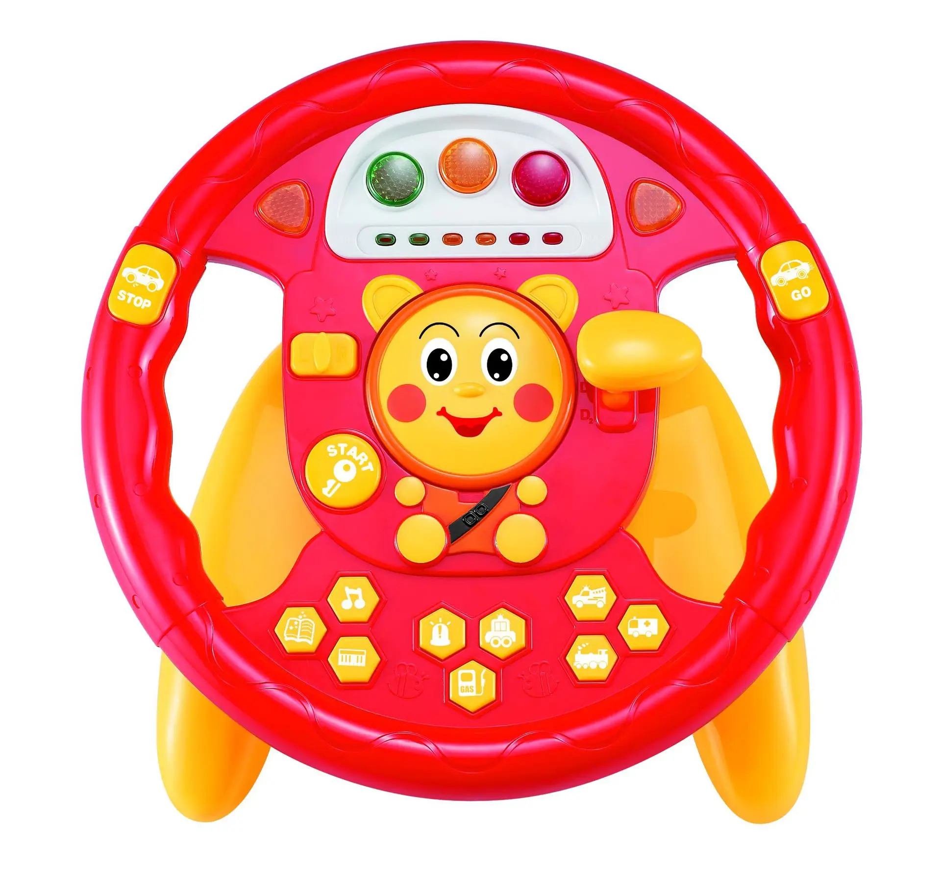 

Qunxing abbe lbh Model Steering Wheel Music Story Toy Baby Driver Children'S Educational Learning Traffic