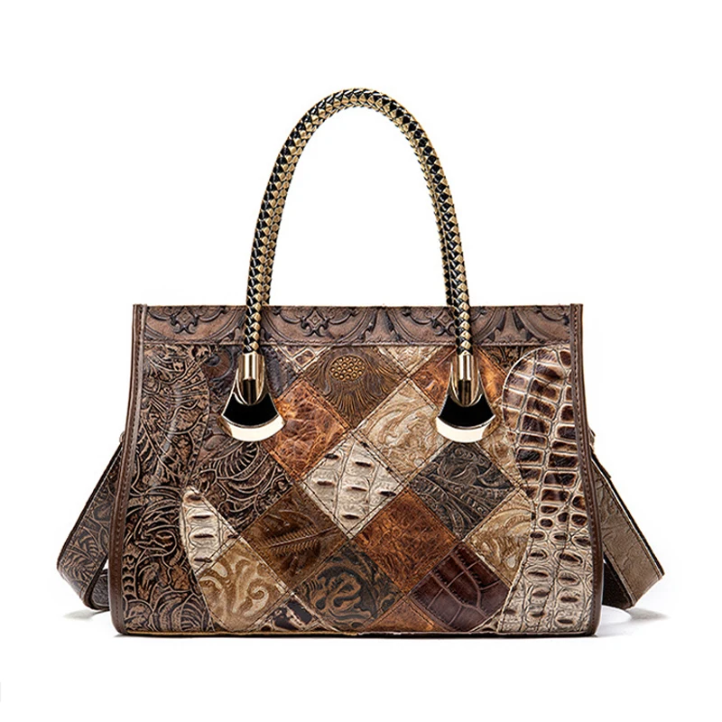 

High Quality Casual Women Bag Luxury Handbags Women Bags Designer Famous Brand Cowhide Leather Shoulder Bag Women Brand Luxury