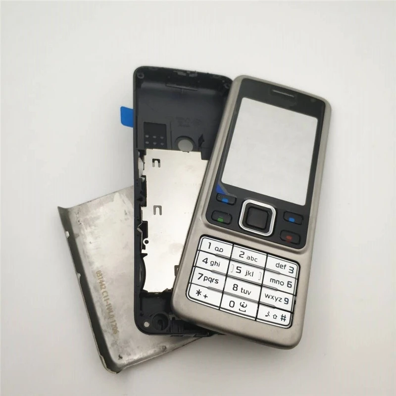 10 шт./лот для Nokia 6300 полный мобильный телефон Крышка батарейного отсека Рамка с