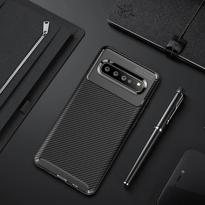 Углерода для задней панели телефона чехол s для samsung Galaxy S9 S10 плюс 5G Note 9 10 Pro Чехол J2 Core J3 J7 J4 J6 J8 A6 A7 A8 силиконовый чехол